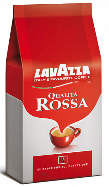 Кофе в зернах Lavazza Rossa  500г, Лавацца фото в онлайн-магазине Kofe-Da.ru